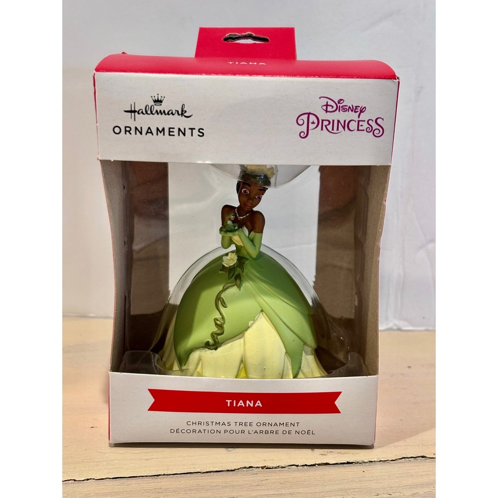 Hallmark Disney Princess Tiana Christmas Tree Ornament 2HCM9276 Green Dress New